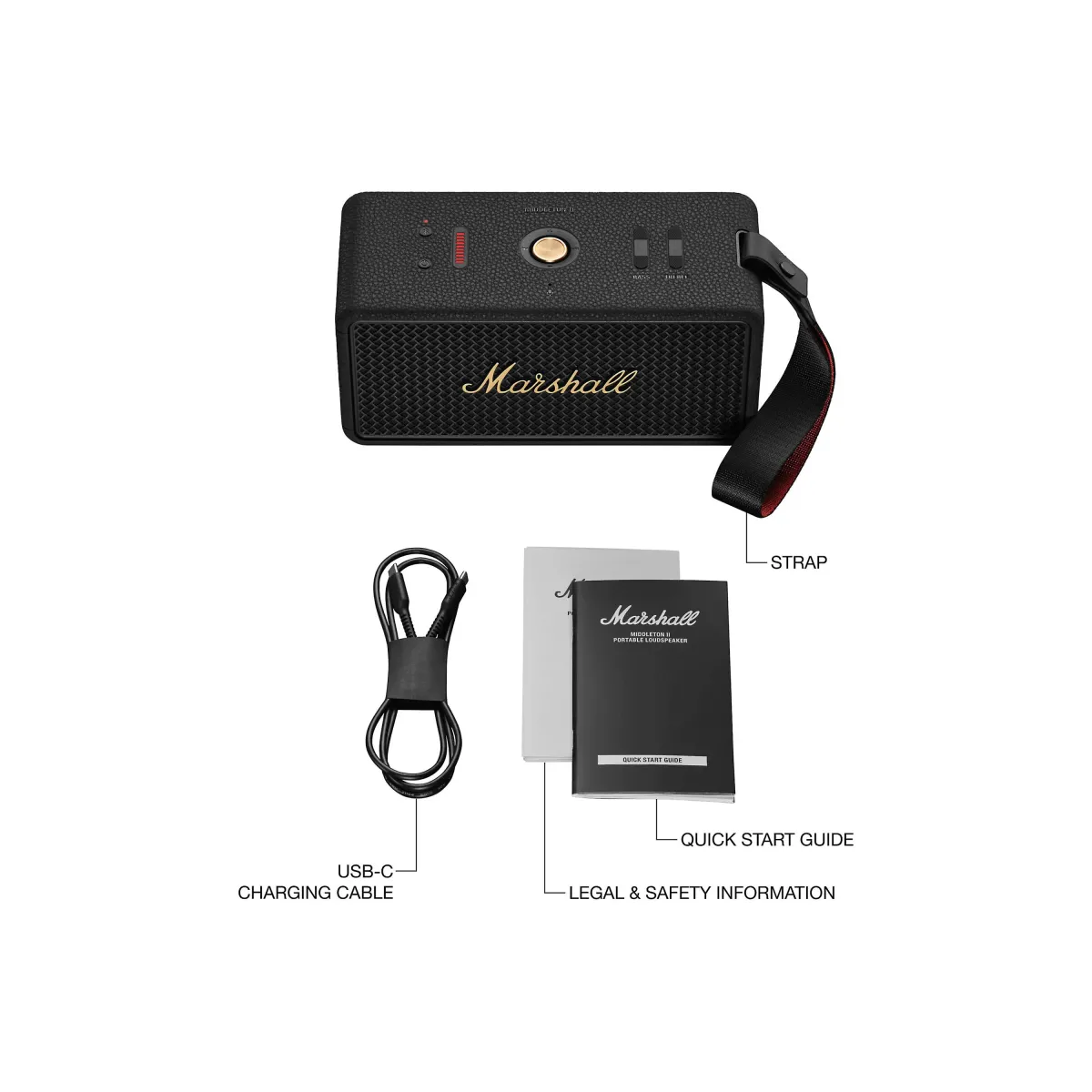 Marshall Middleton II Black and Brass - BimotorDJ